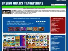 Tablet Screenshot of casinogratistragaperras.com